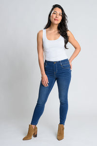 FITTED ANKLE JEANS - GIA INDIGO MEDIUM