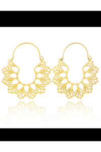 BOUCLES OF WATER LILY EARRINGS
